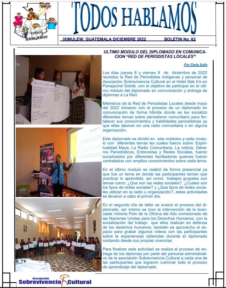 Boletín informativo